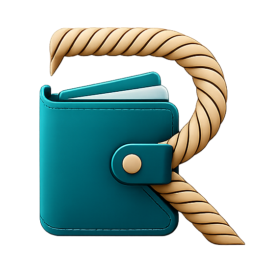 Ropewallet logo - project by Rijan Regmi